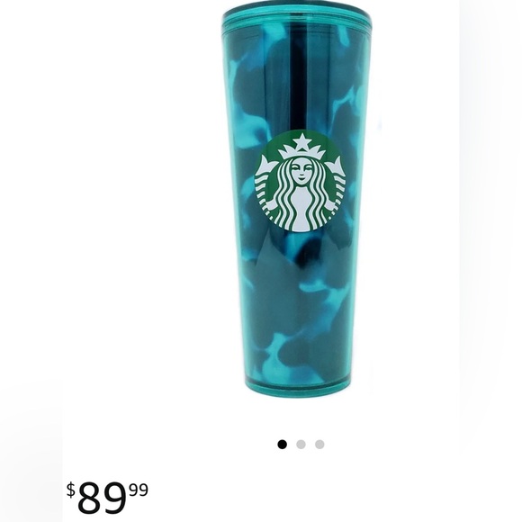 Starbucks Teal Camouflage Tumbler - Picture 10 of 10